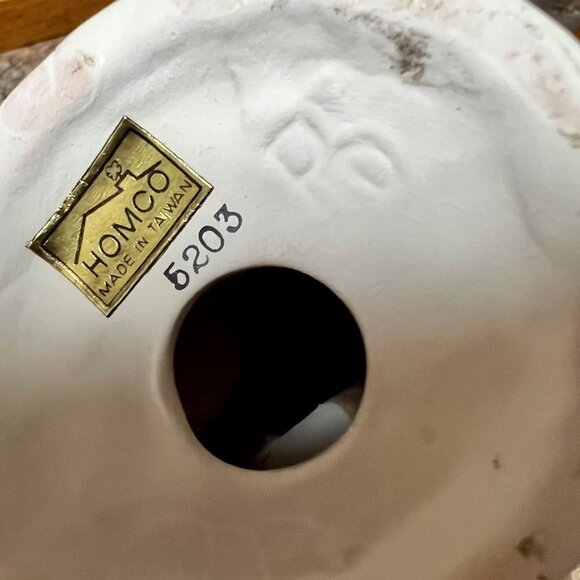 Homco Vintage Child Angel Candlesticks - Picture 10 of 15